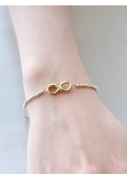 Altın Dorika Sonsuzluk Bileklik