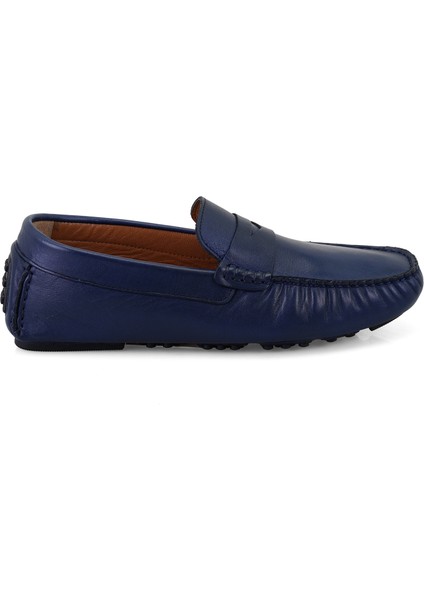 Dareau Lacivert Erkek Deri Loafer