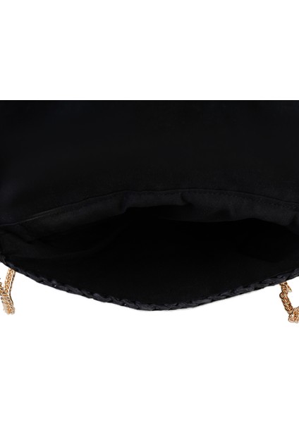 Alaina Siyah Kadın Hasır Omuz Çantası indirimleri