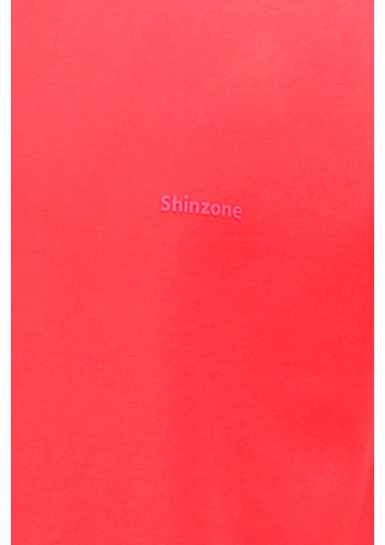 Erkek V Yaka Standart Fit Nar Çiçeği T-Shirt fiyatları