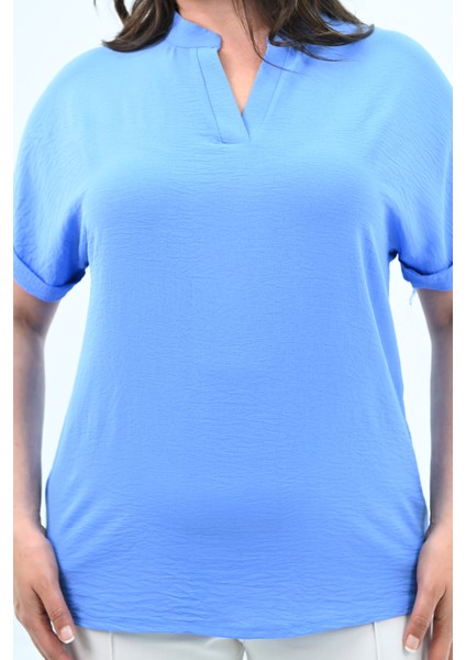 Kadın Büyük Beden Duble Kol Bluz 1790-25 indirimleri