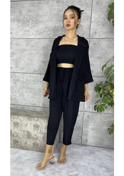 Bürümcük Kumaş Likralı 3'lü Takım fiyatları