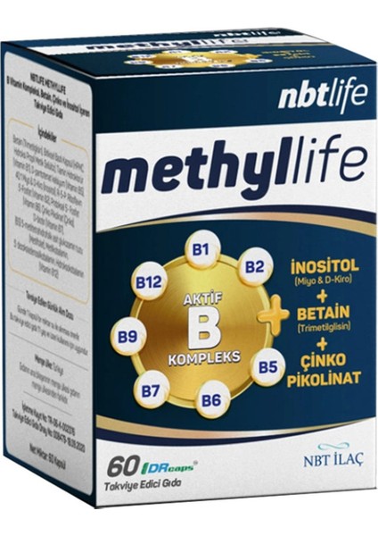 Nbtlife Methyllife 60 Kapsül fiyatları
