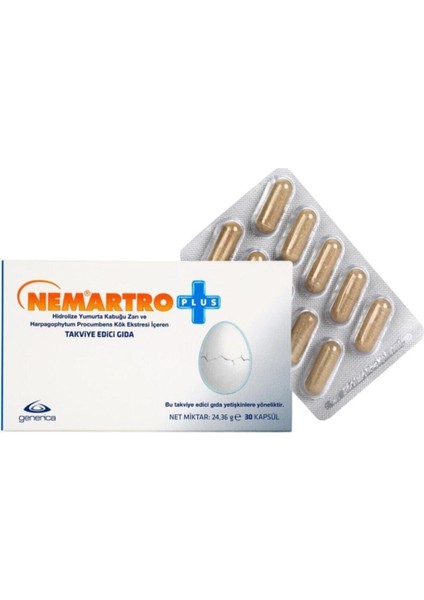 Nemartro Plus 30 Kapsül | Yumurta Kabuğu