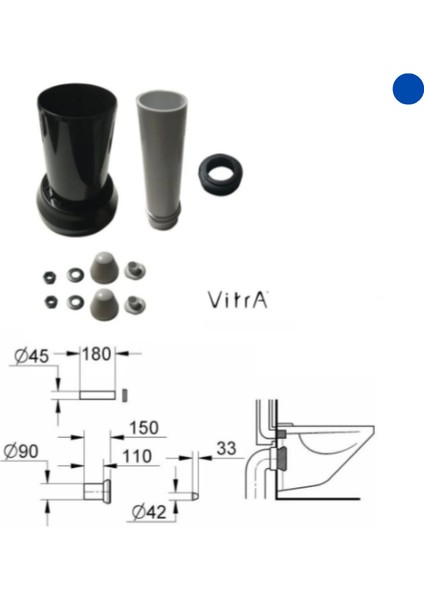 437580YP Vitra Klozet Kada Seti