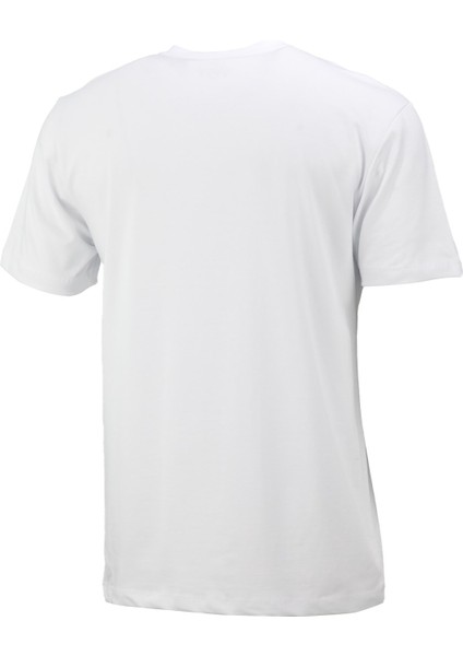 Erkek V Yaka Standart Fit Beyaz T-Shirt fırsatları