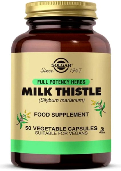 Milk Thistle 50 Kapsül (Milk Tistle)
