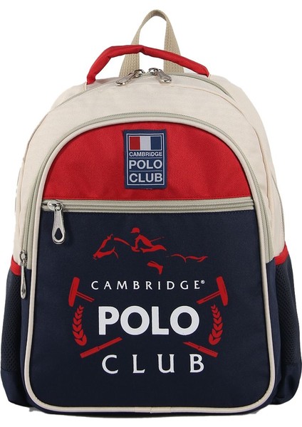 Cambridge Polo Club 2024 Koleksiyonu Old Fashioned Unisex Çocuk Ilkokul Çantası