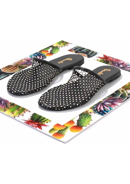 Siyah File Kadın Terlik K04012003022