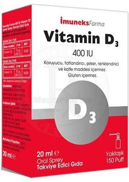 Farma Vitamin D3 400 Iu