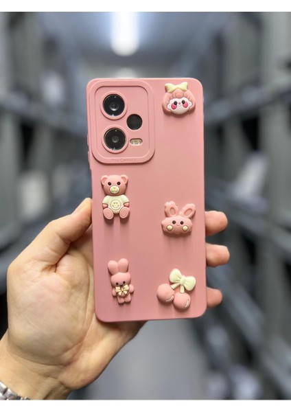 Xiaomi Redmi Note 12 Pro 5g Sweet Ayıcıklı 3 Boyutlu Tatlı Kiraz Desenli Kılıf fiyatları