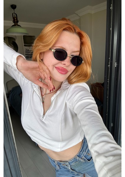 Ogre Kadın Güneş Gözlüğü Gold-Siyah