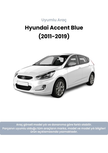 Hyundai Accent Blue Kampana Arka Fren Balatası (2011-2019) Muadil