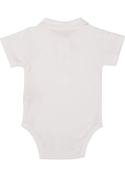 The Baby And Etiket Detaylı Bebe Yaka Body