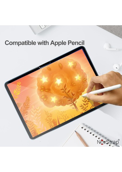 Novstrap Apple iPad Air 13 Inç 6. Nesil M2 2024 ile Uyumlu Nano Esnek Cam Ekran Koruyucu A2898 A2899