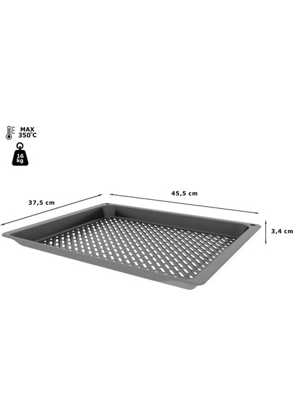 Bosch-Siemens-Profilo 3D Air-Fry Sağlıklı Kızartma Tepsisi (Orjinal)