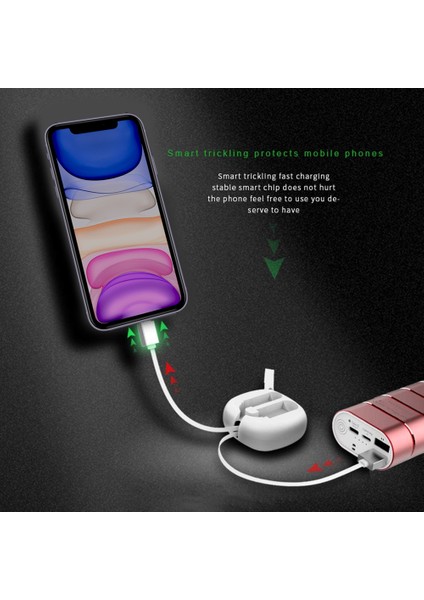 S80 Lightning 2A 1m Makaralı Kutu Şarj Kablosu fiyatları