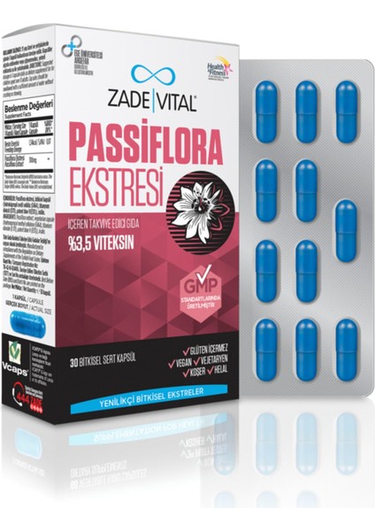 Passıflora 30 Sert Kap-Zade Vıtal