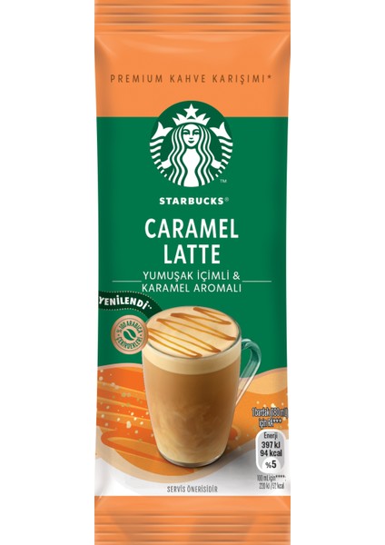 Caramel Latte Premium Kahve Karışımı 23G