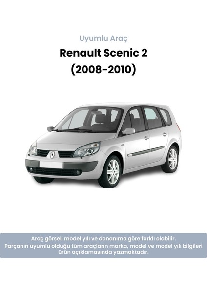 Renault Scenic 2 Manuel El Frenli Arka Fren Balatası (2008-2010)