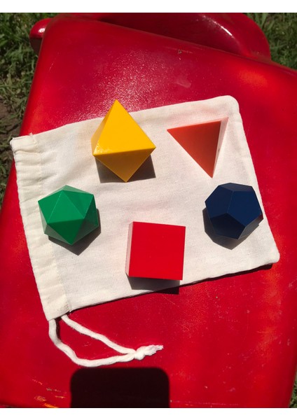 Platonik Cisimler Doğayı Anlatan Cisimler Motor Beceri Eğitici Set Platonic Solids