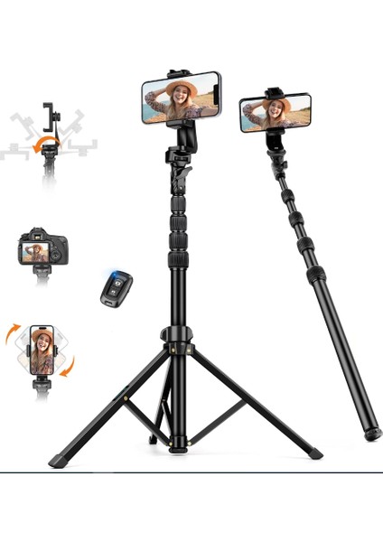 200 cm Çantalı Kumandalı Tripod