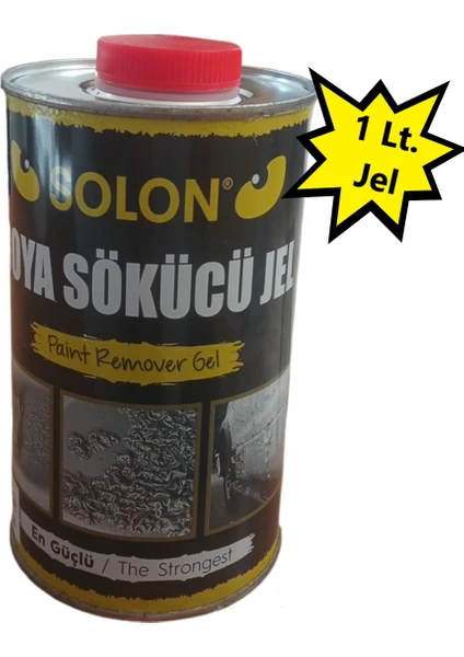 Çok Güçlü Boya, Vernik ve Leke Sökücü Jel 1000 Ml.