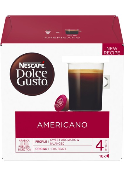 Nescafe Dolce Gusto Cafe Americano 136G 16 Kapsül