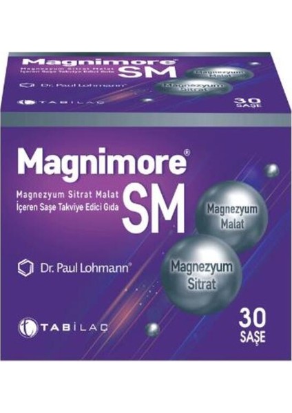 Sm Magnezyum Sitrat Malat 30 Saşe