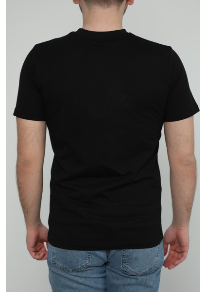 Hscstore Erkek Siyah Tişört- 8454 fırsatları