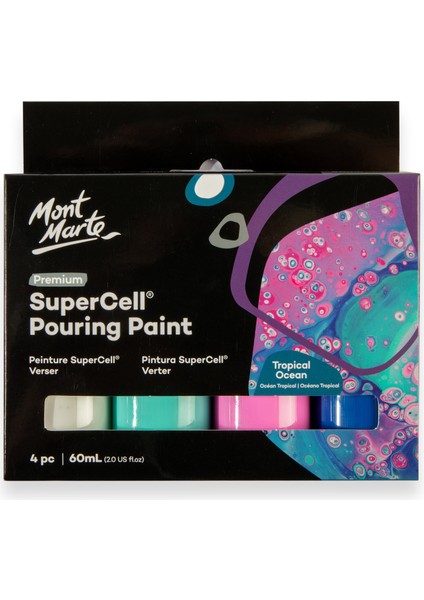 mm Supercell Dökme Boya Seti 4PCX60ML - Tropical Ocean modelleri