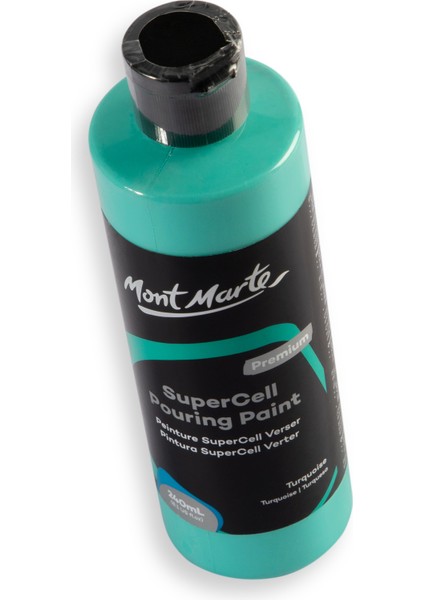 Supercell Dökme Akrilik Boya Premium 240 ml Turquoise