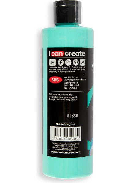 Supercell Dökme Akrilik Boya Premium 240 ml Turquoise modelleri