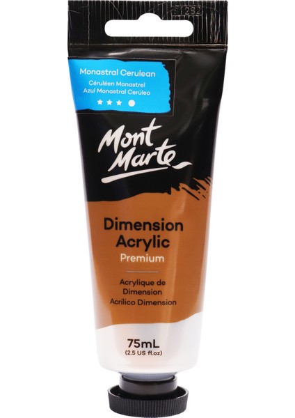 mm Premium Dimension Akrilik 75ML - Monastral Cerulean