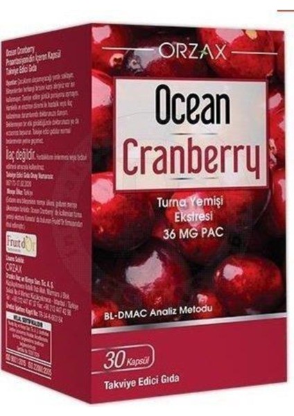 Cranberry 30 Kapsül