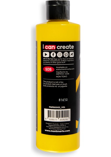 Supercell Dökme Akrilik Boya Premium 240 ml Bright Yellow fiyatları