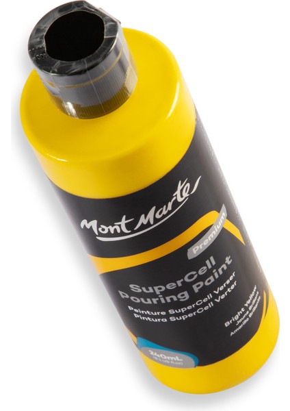 Supercell Dökme Akrilik Boya Premium 240 ml Bright Yellow modelleri