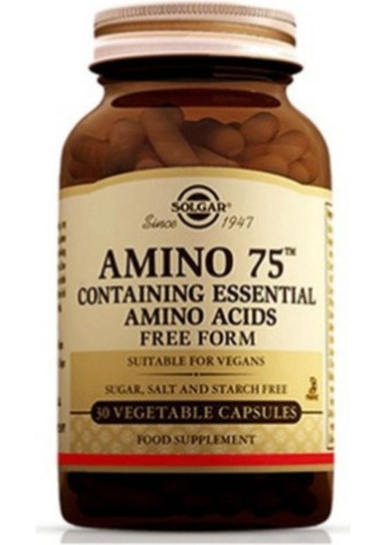 Amino 75 30 Kapsül Essential Amino