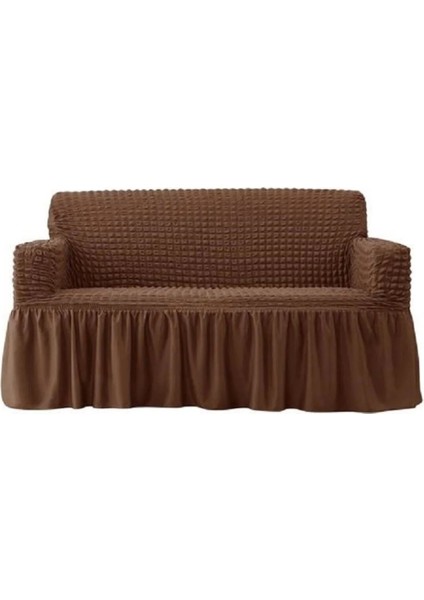 Eldost Bürümcük Koltuk, Kanepe,çekyat Örtüsü, Lastikli, Esnekli, Etekli,3 Kişilik Koltuk Için( 1 Adet)