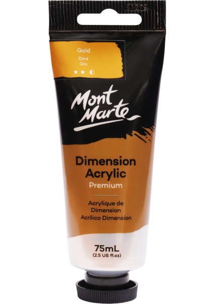 Premium Dimension Akrilik 75 ml Gold
