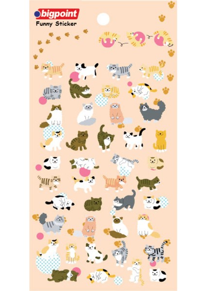 Sticker Kediler 15'li Paket