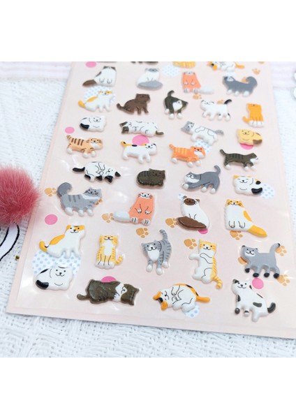 Sticker Kediler 15'li Paket fiyatları
