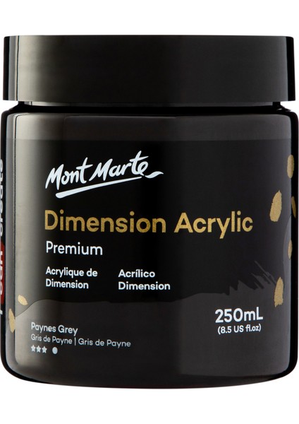 Premium Dimension Akrilik 250 ml Paynes Gri fiyatları