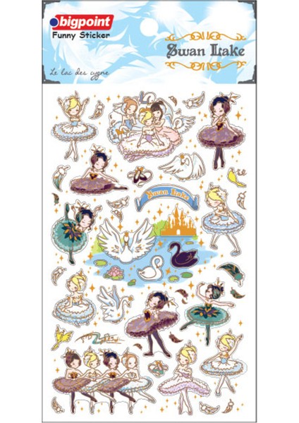 Sticker Swan Lake 15'li Paket