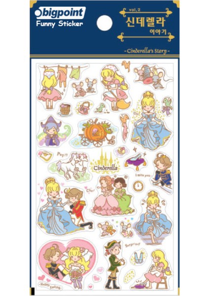 Sticker Cinderella's Story 15'li Paket