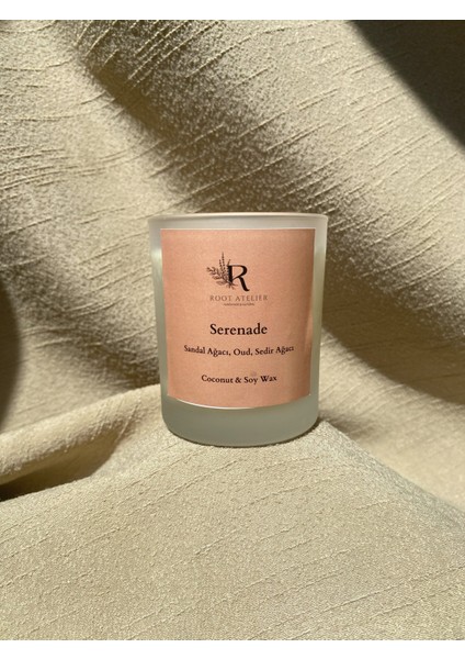 Root Atelier Serenade-Sandal Ağacı, Oud, Sedir Ağacı 200 gr Mum Ekolojik&vegan Mum Serisi Coco&soywax Blend