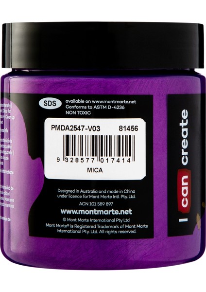 mm Premium Dimension Akrilik 250ML - Pearl Purple fiyatları