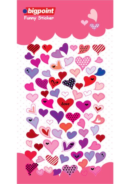 Eğik Desenli Kalpler 15'li Paket