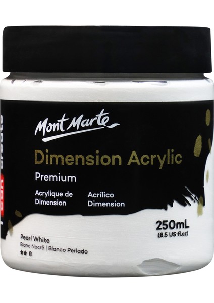 Premium Dimension Akrilik 250 ml Pearl White fiyatları