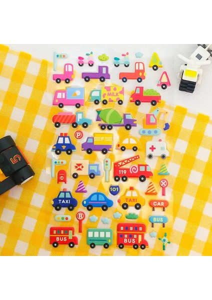 Sticker Araçlar 15'li Paket